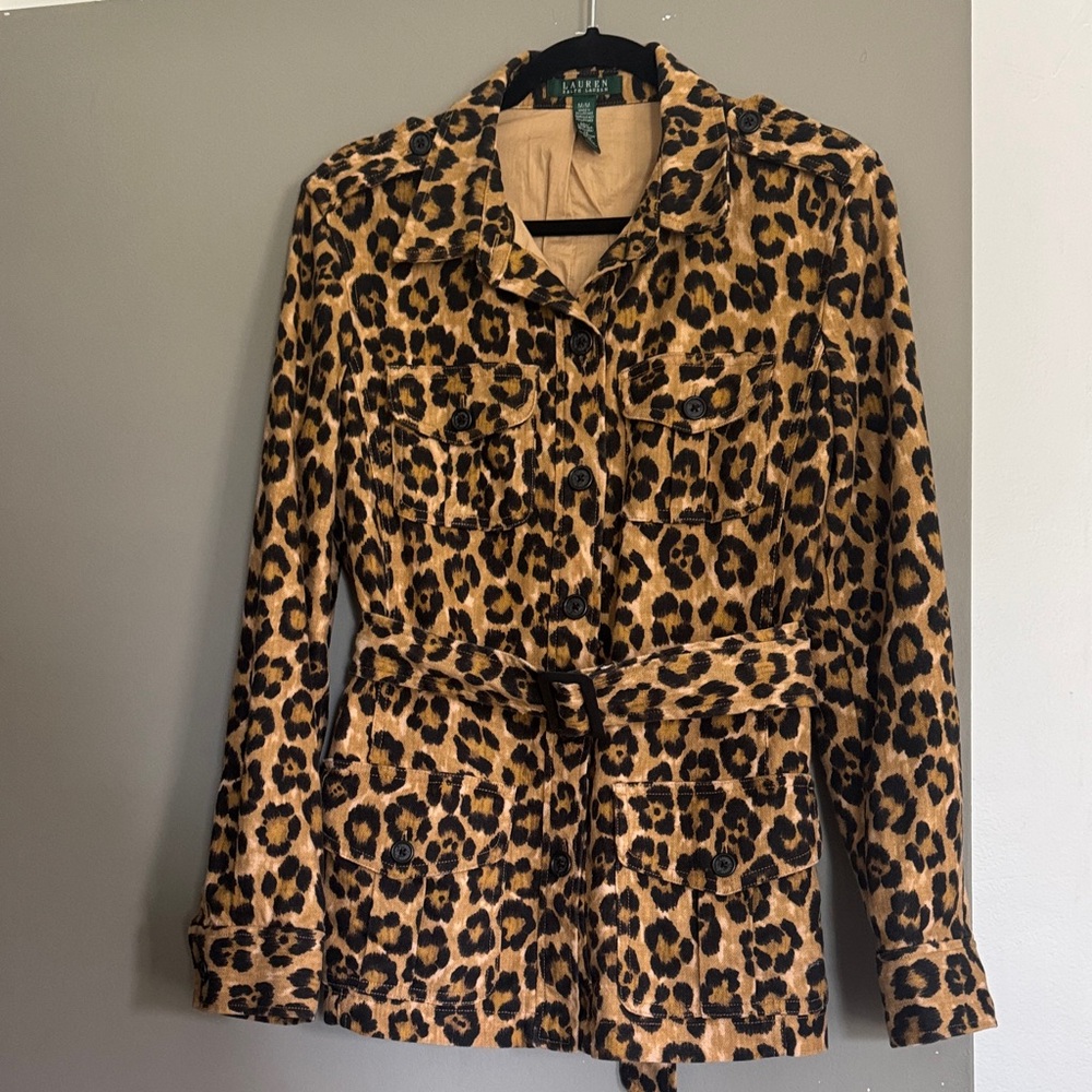 Lauren Ralph Lauren Leopard Print Jacket